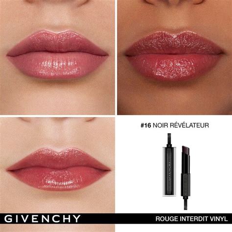 givenchy nude ravageur and noir revelateur|Givenchy Le Rouge Interdit 24H Hydrating Color.